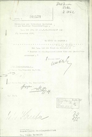 Dopis državnemu sekretarju  - nosilna