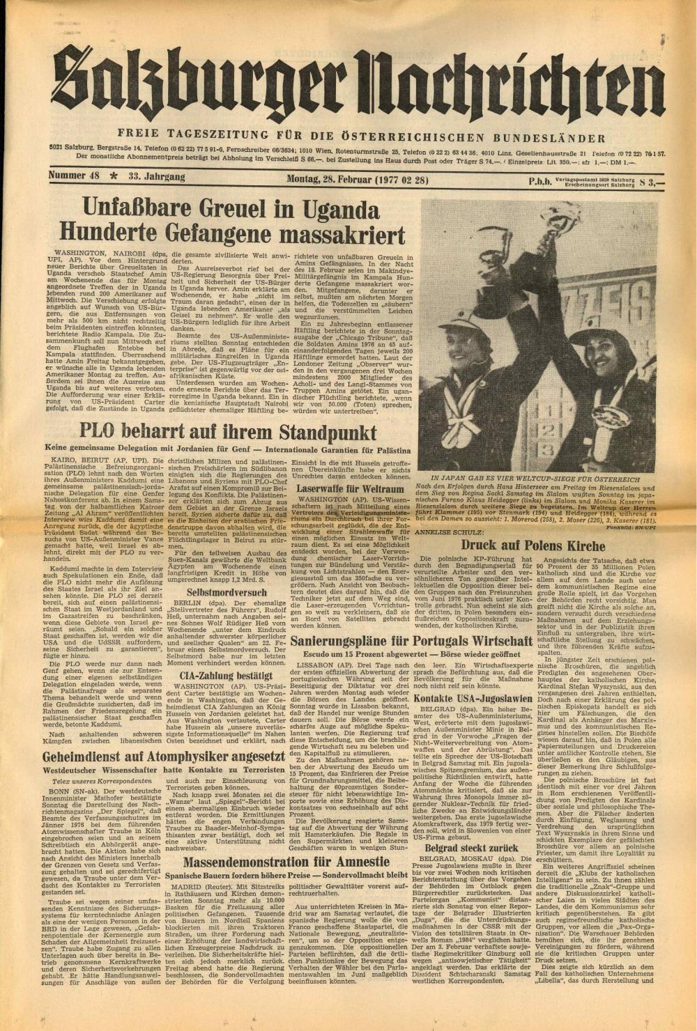 Salzburger Nachrichten, Nr. 48