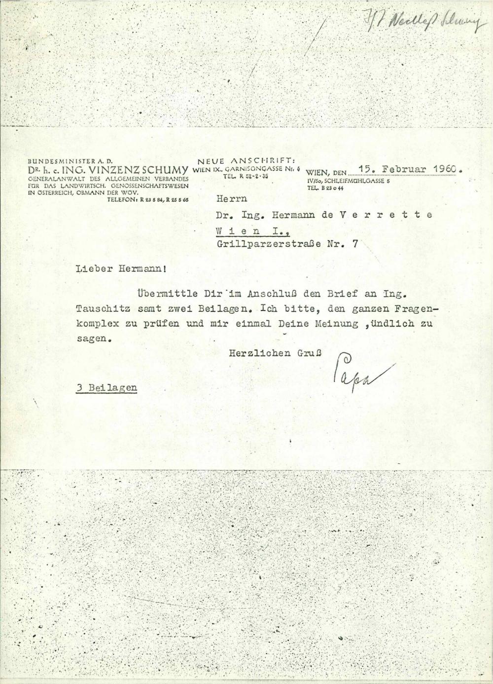 Dopis s prilogami glede članka "Landesverwesser Dr. Lemisch" v časopisu Kärntner Zeitung