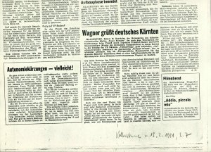 Wagner grüßt deutsches Kärnten  - nosilna