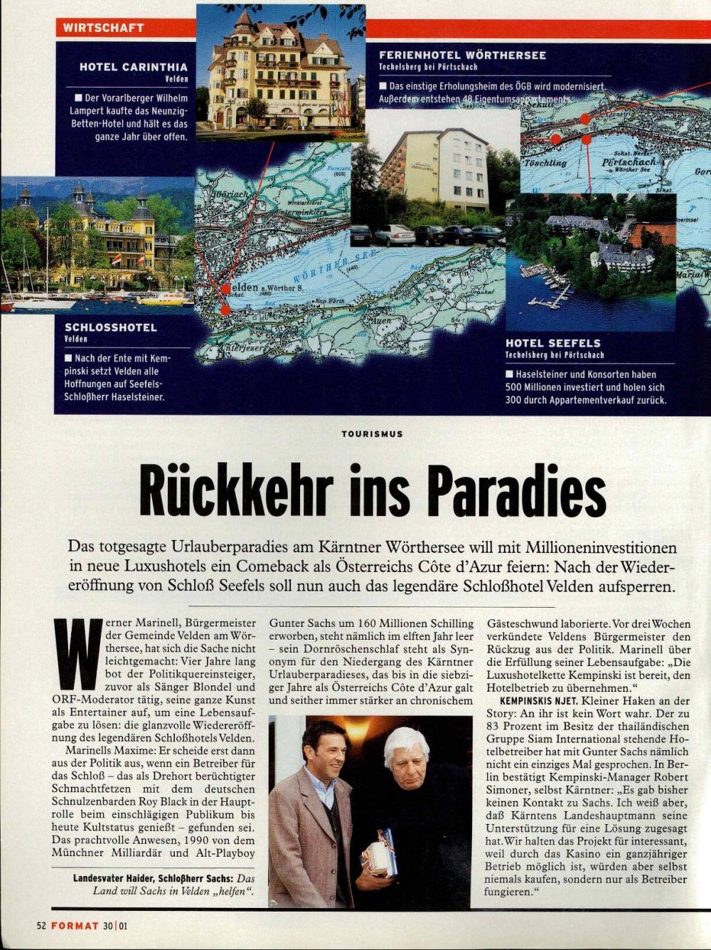Rückkehr  ins Paradies