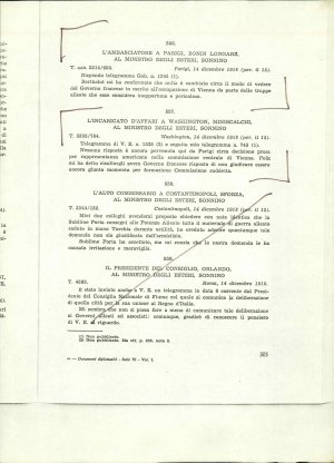 L'ambasciatore a Parigi, Bonin Longare, ...  - nosilna