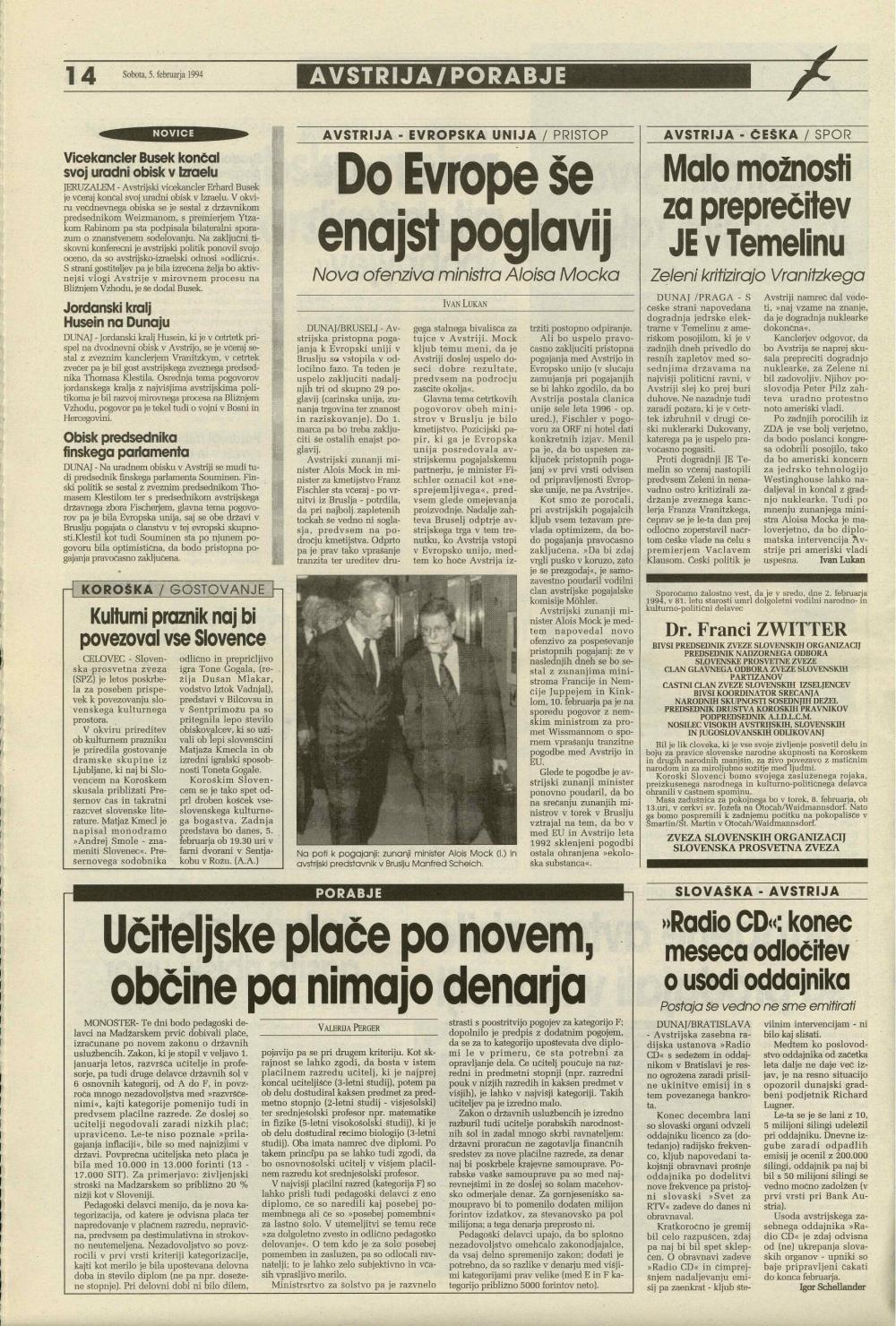 Do Evrope še enajst poglavij: Nova ofenziva ministra Aloisa Mocka