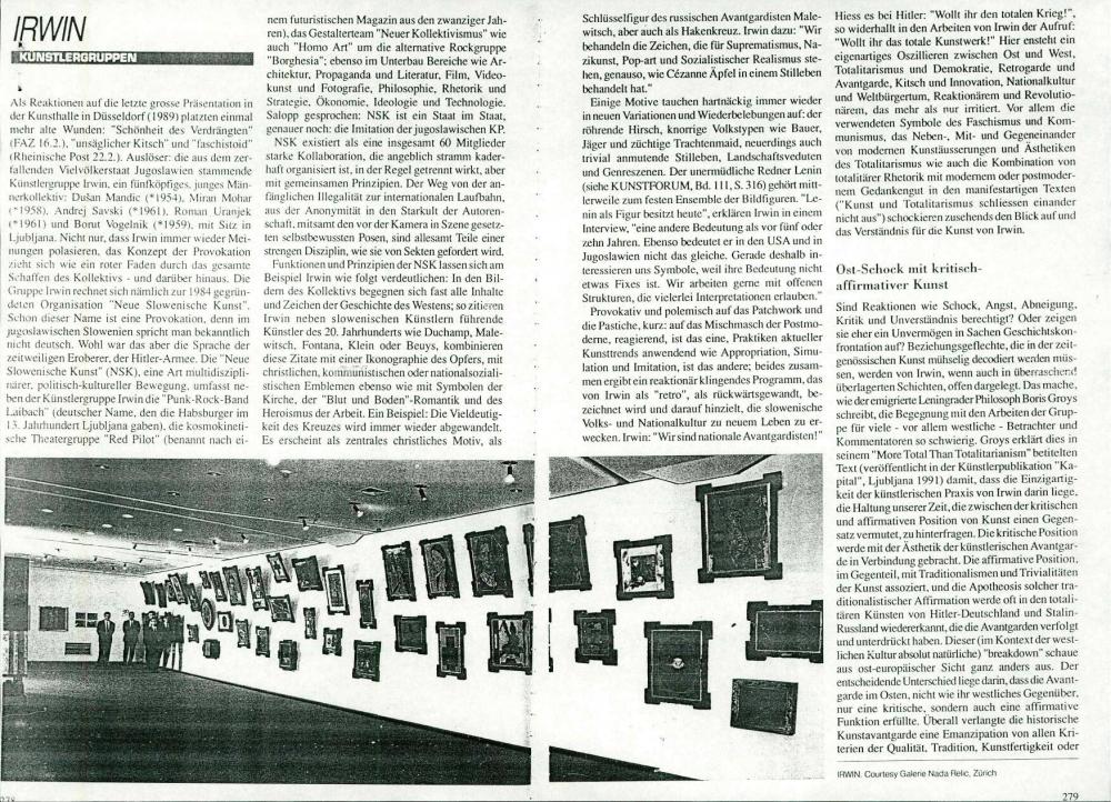 IRWIN Künstlergruppen