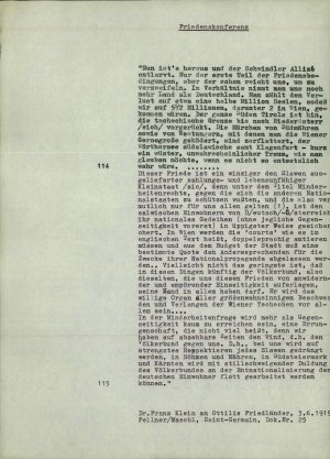 Friedenskonferenz  - nosilna