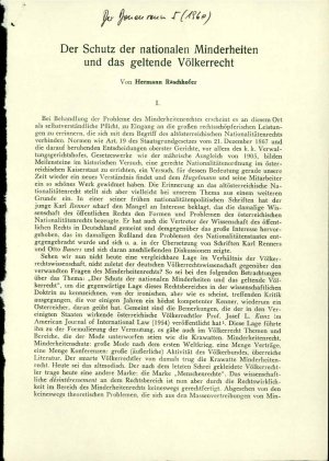Der Schutz der nationalen Minderheiten u...  - nosilna