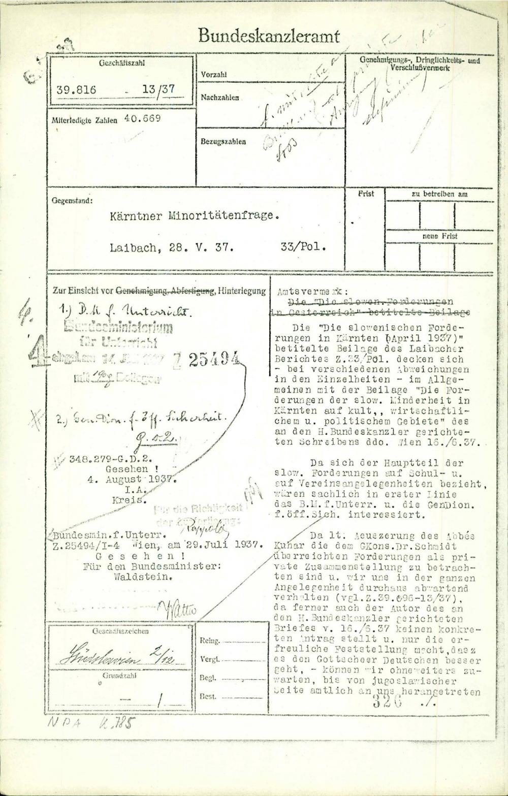 Kärntner Minoritätenfrage