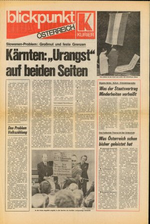 Kärnten: »Urangst« auf beiden Seiten  - nosilna