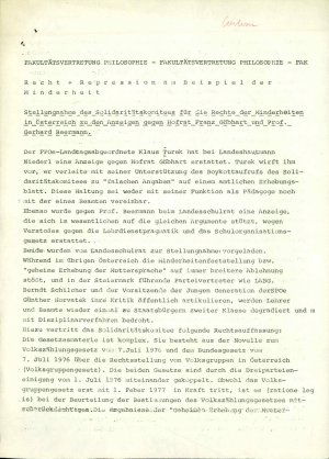 Recht + Repression am Beispiel der Minde...  - nosilna