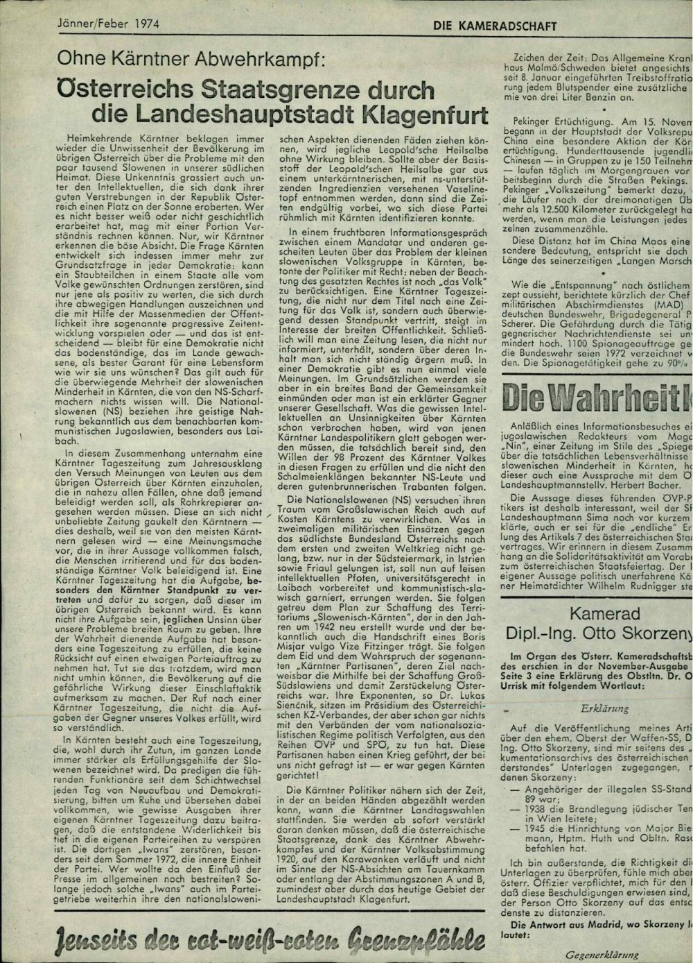 Ohne Kärntner Abwehrkampf: Österreichs S... - nosilna