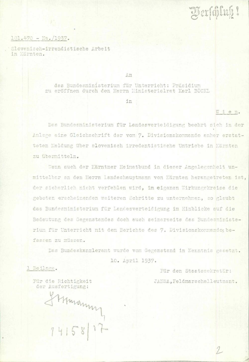 Slovenisch-irrendistische Arbeit in Kärnten
