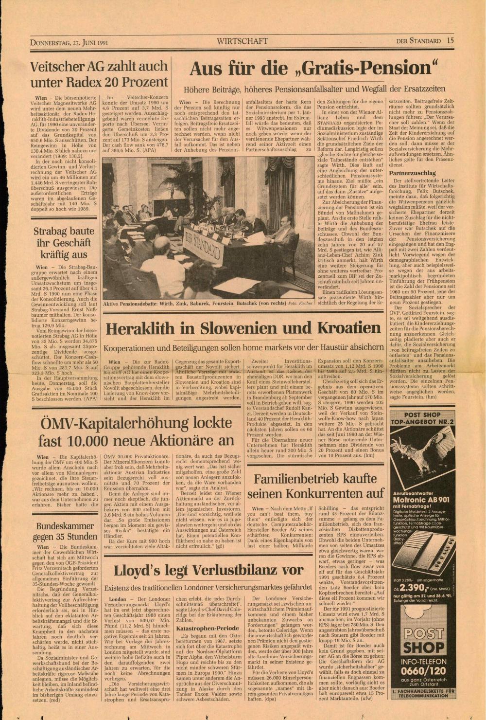 Heraklith in Slowenien und Kroatien