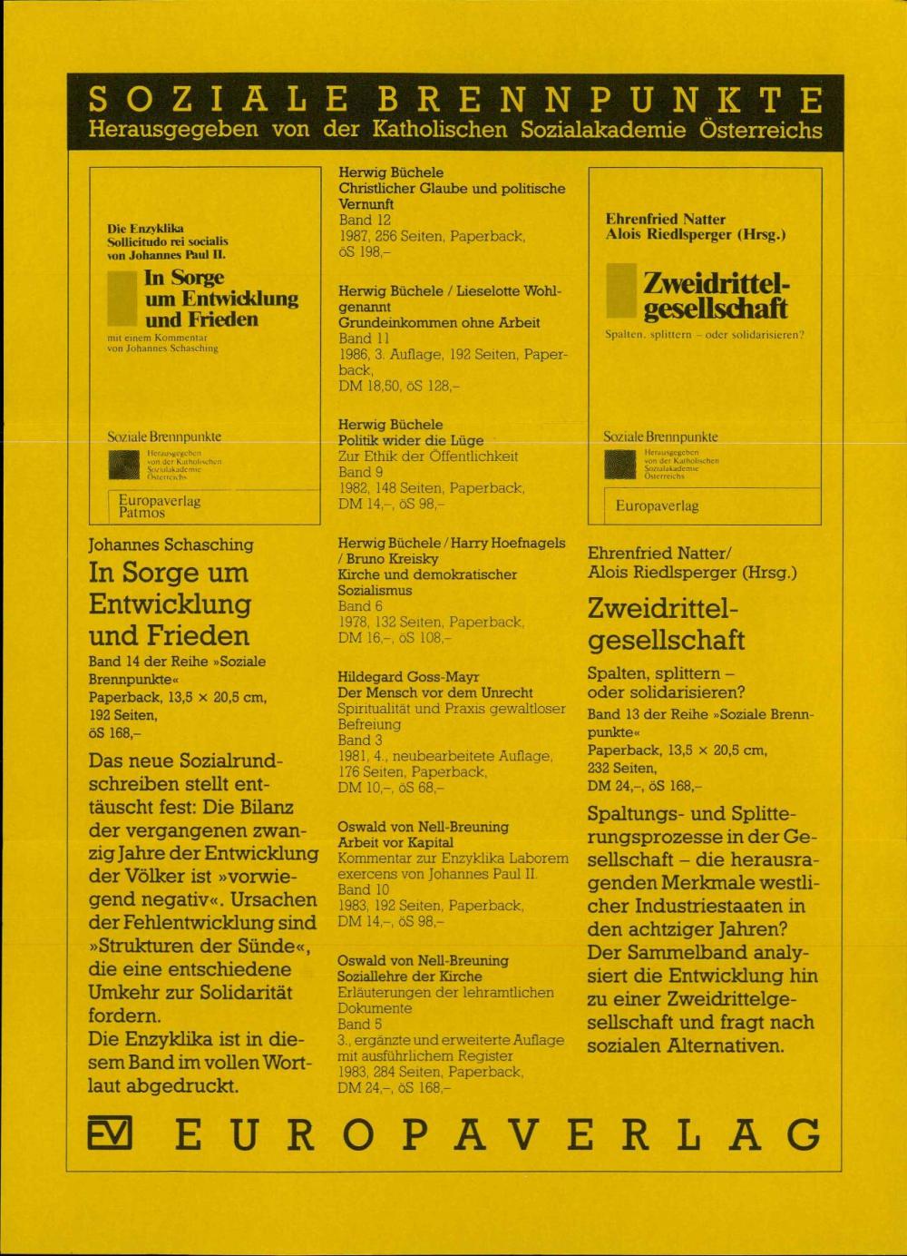 Soziale Brennpunkte