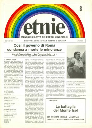 Etnie : Mensile di Lotta dei Popoli Mino...  - nosilna