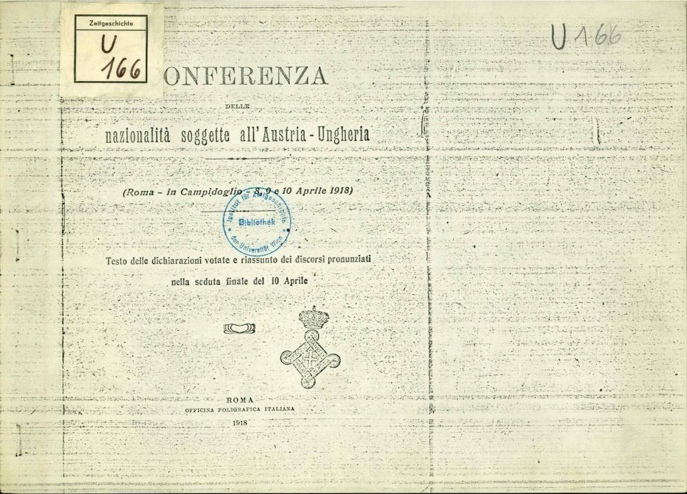 Conferenza delle nazionalità soggette all' Austria – Ungeria