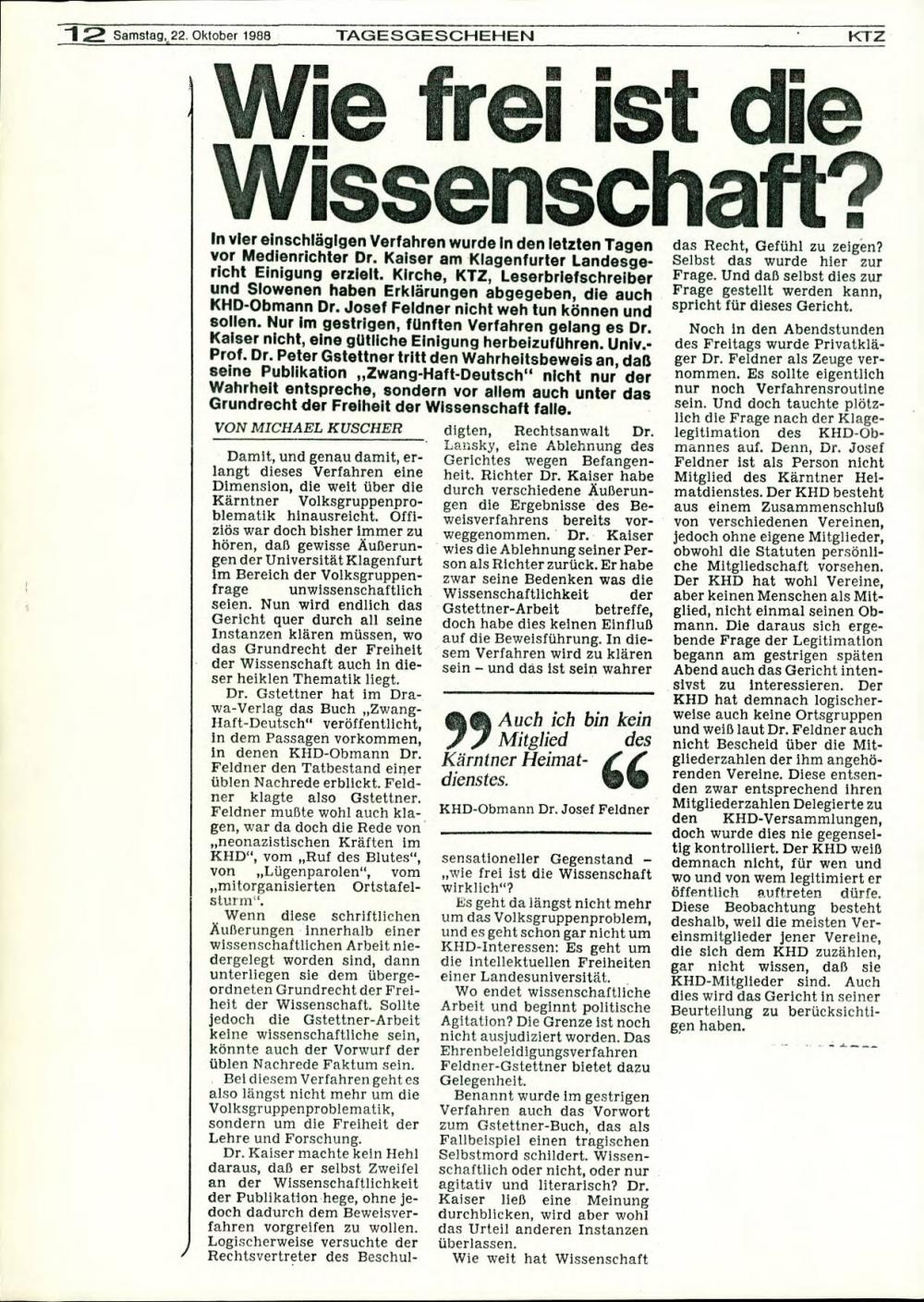 Wie frei ist die Wissenschaft?