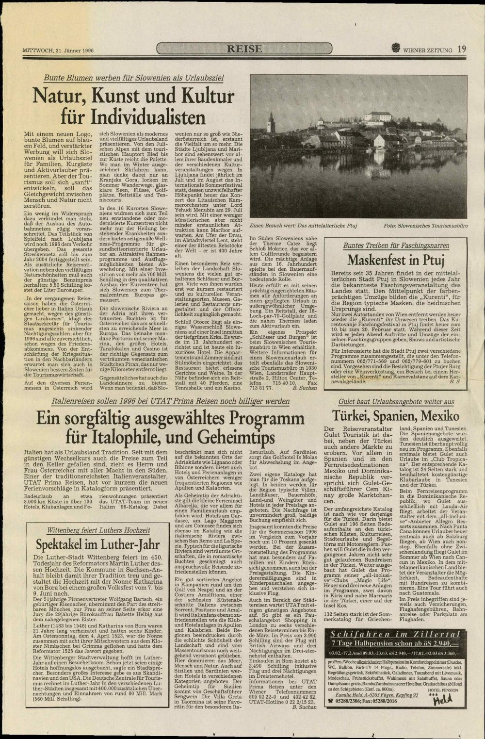 Natur, Kunst und Kultur für Individualisten