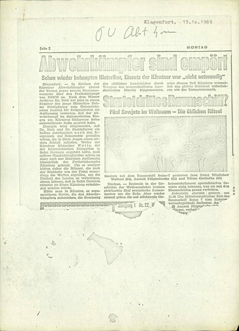 Abwehrkämpfer sind empört