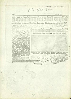 Abwehrkämpfer sind empört  - nosilna