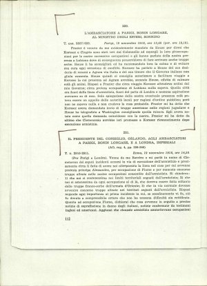 L'ambasciatore a Parigi, Bonin Longare, ...  - nosilna