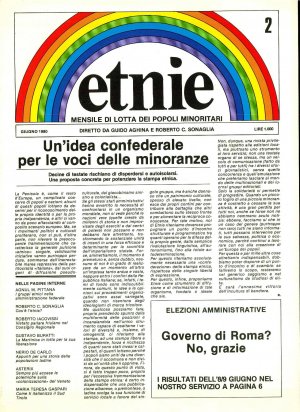 Etnie : Mensile di Lotta dei Popoli mino...  - nosilna