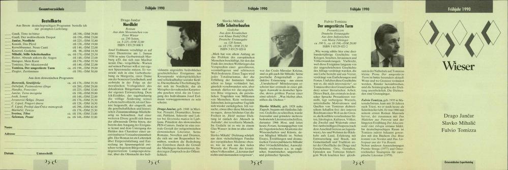 Knjižni katalog Založbe Wieser - nosilna