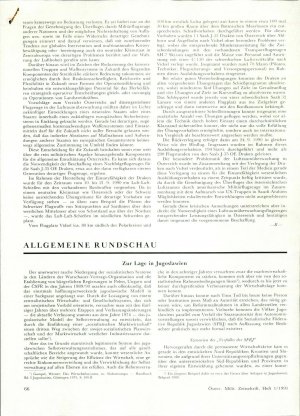 Zur Lage in Jugoslawien  - nosilna