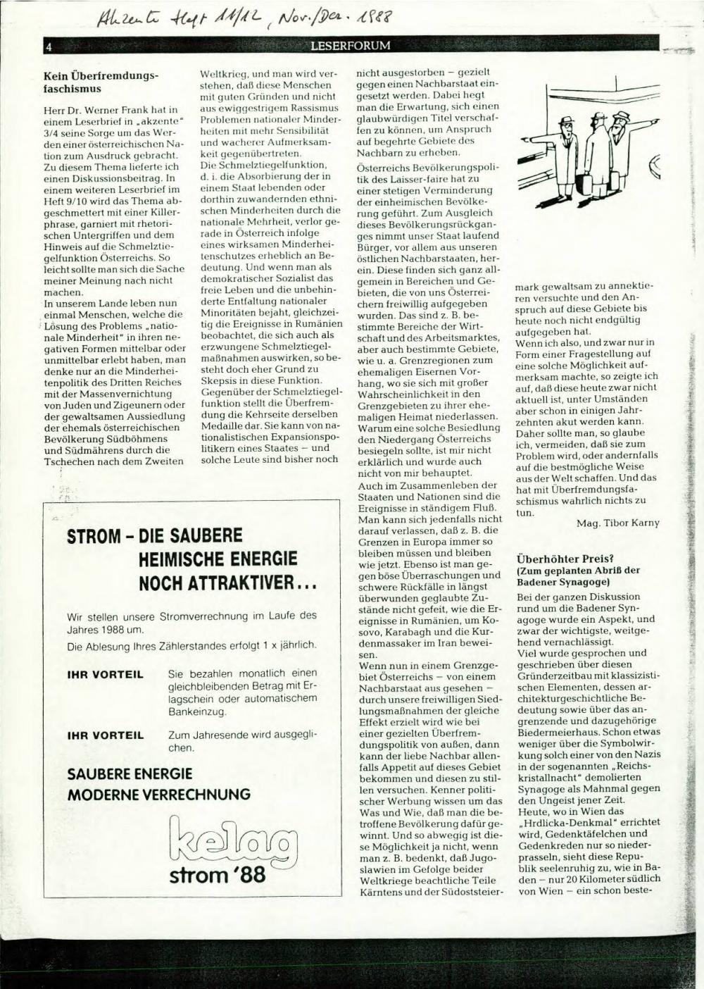 Kein Überfremdungsfaschismus