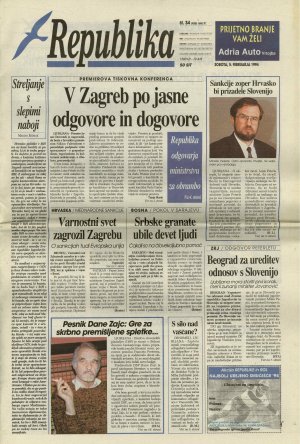 Slovenija, Hrvaška in sankcije: Himni, p...  - nosilna