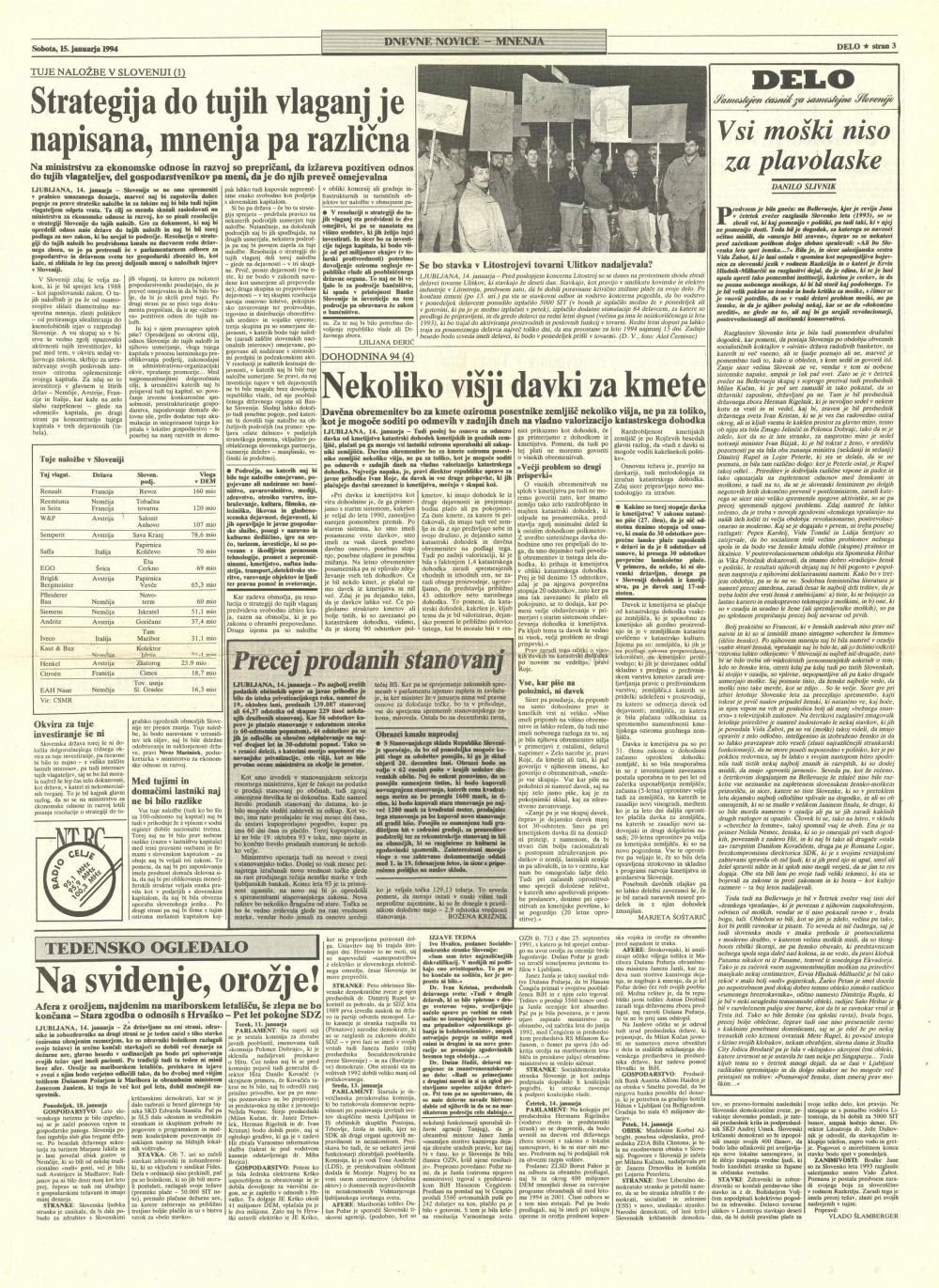 Strategija do tujih vlaganj je napisana, mnenja pa različna