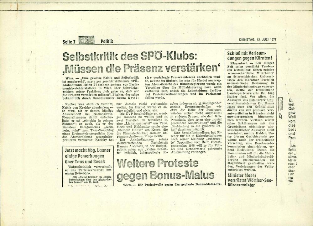Schluß mit Verleumdungen gegen Kärnten!
