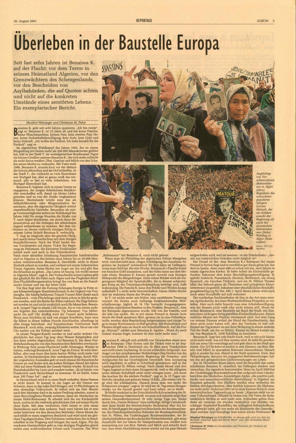 Uberleben in der Baustelle Europa