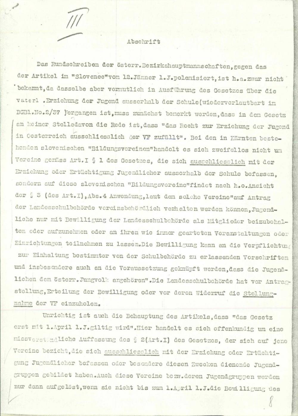 Das Rundschreiben der österreichischen B... - nosilna