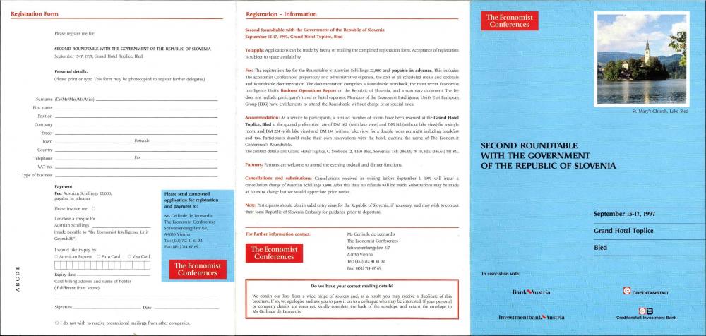 Second Roundtable with the Government of the Republic of Slovenia