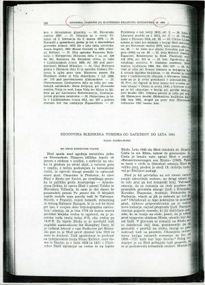 Zgodovina blejskega turizma od začetkov ...  - nosilna