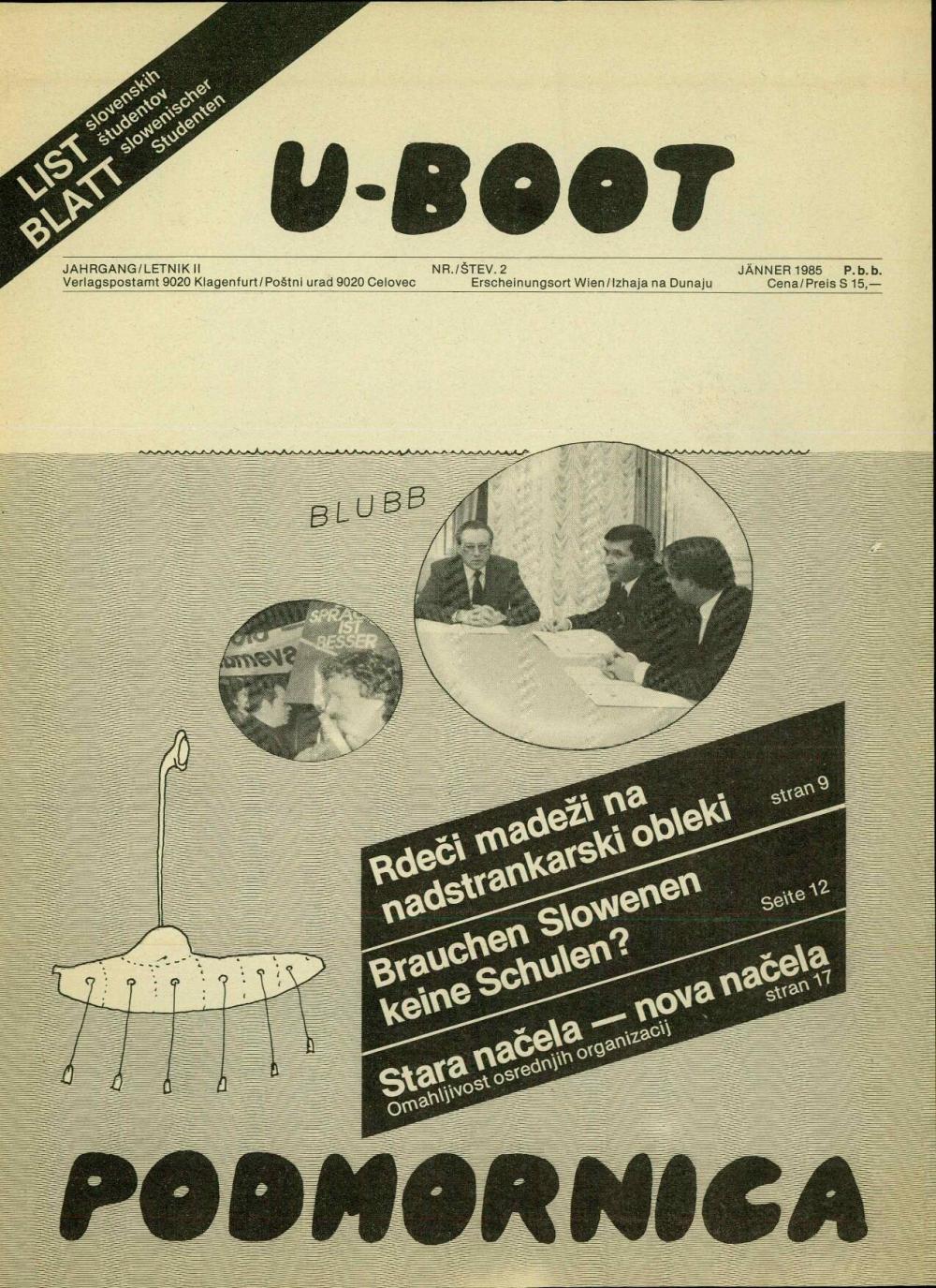 Podmornica : list slovenskih študentov, št. 2