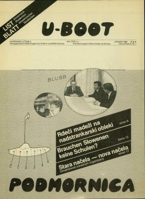 Podmornica : list slovenskih študentov, ...  - nosilna