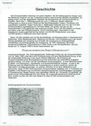 Geschichte  - nosilna