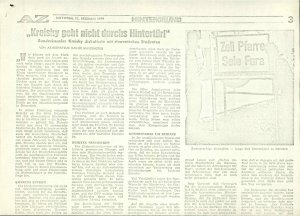 »Kreisky geht nicht durchs Hintertür«  - nosilna