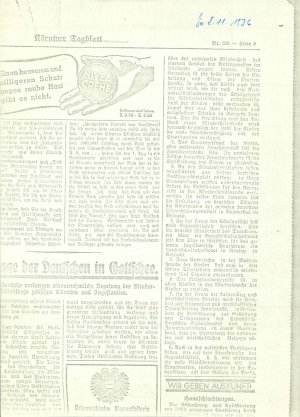 Zur Lage der Deutschen in Gottschee  - nosilna