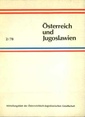 Österreich und Jugoslawien : Mitteilungs...  - nosilna