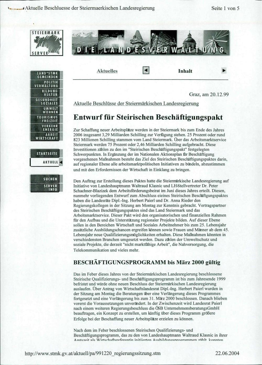 Entwurf für Steirischen Beschäftigungspa... - nosilna