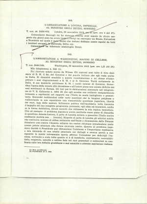 L'ambasciatore a Washington, Macchi di C...  - nosilna