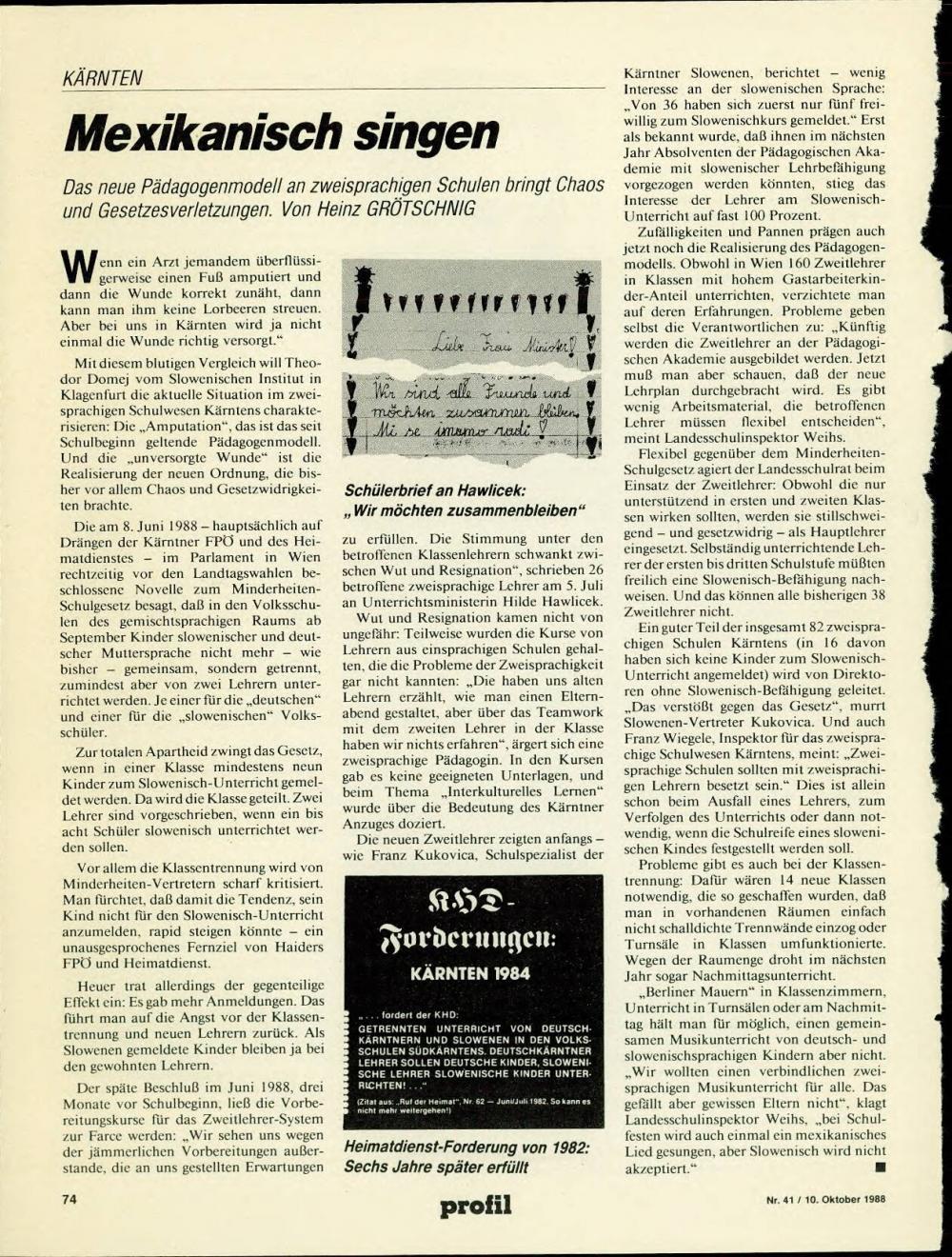 Mexikanisch singen: Das neue Pädagogenmodell an zweisprachigen Schulen bringt Chaos und Gesetzesverletzungen