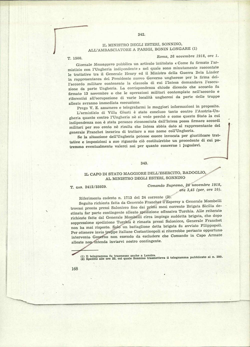 Il ministro degli esteri, Sonnino, all'a... - nosilna