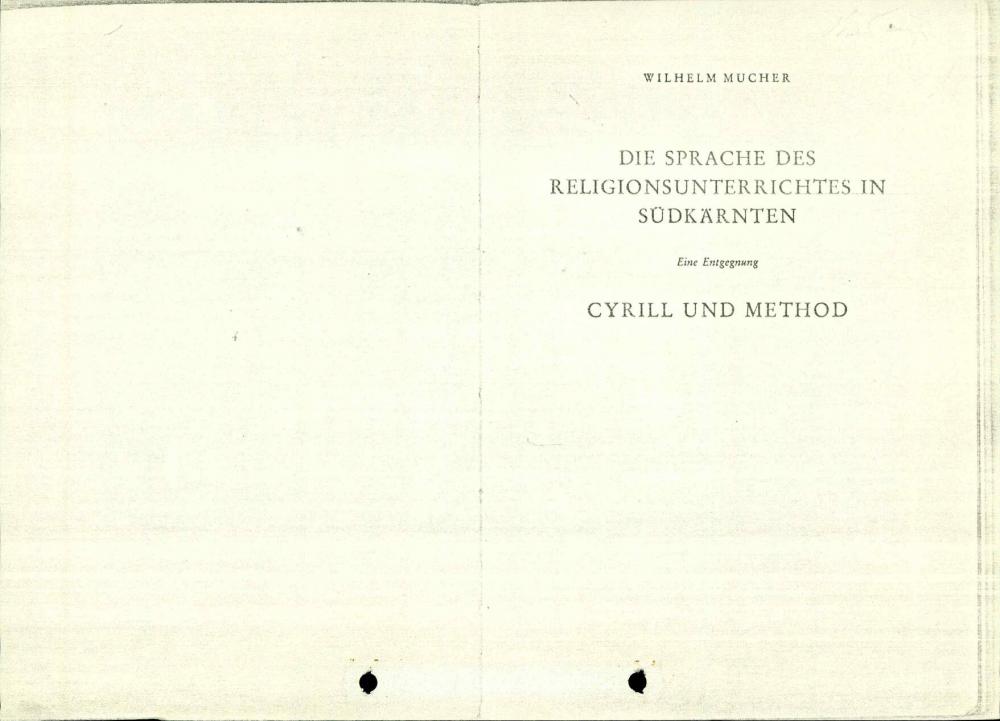 Die Sprache des Religionsunterrichtes in Südkärnten