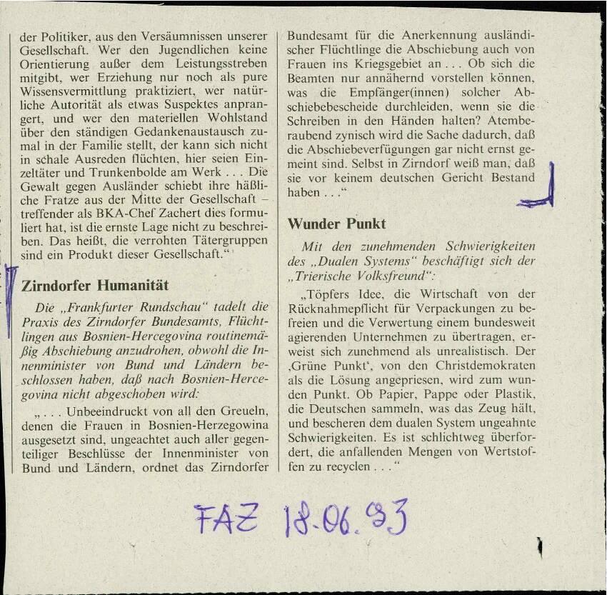 Zirndorfer Humanität