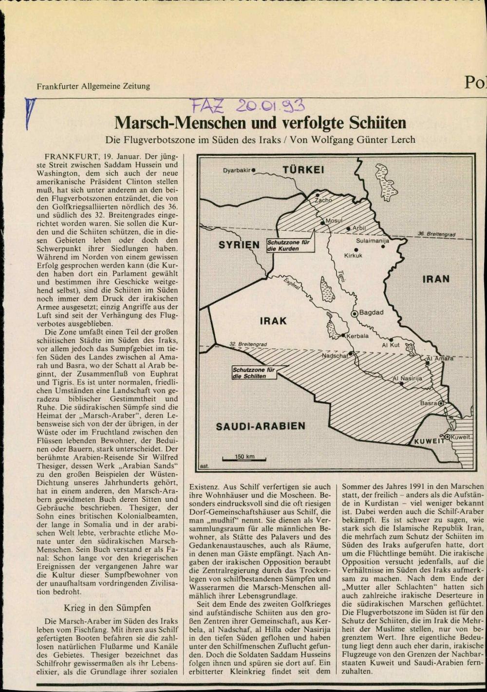 Marsch-Menschen und verfolgte Schiiten - nosilna