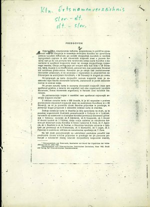 Koroška : karta in imenik slovenskih in ...  - nosilna