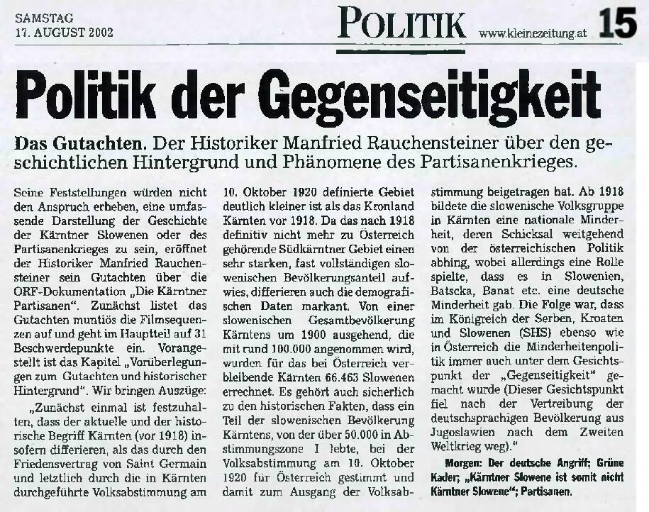 Politik der Gegenseitigkeit